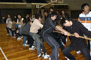 An athletic meet： Every year January